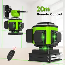 16/12 Lines Self-leveling Laser Level Outdoor Mode Receiver 3x360 Green Beam #4