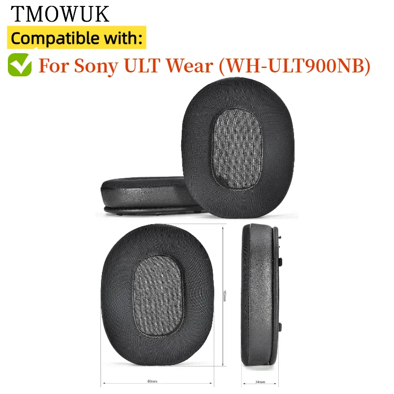 

For Sony ULT Wear (WH-ULT900NB) Headphone Replacement Earpads Soft Protein Leather Memory Foam Sponge Ice gel Ear Pads Cushion