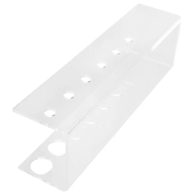 Superior-6X Wall-Mounted Acrylic Dry Erase Marker Holder, 6 Slot Clear Eraser Marker Organizer For Office School Home