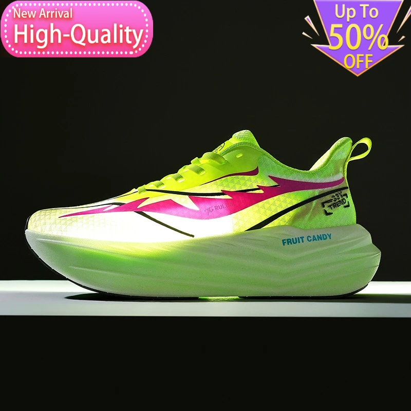 Summer Hot Selling Low Cut Trendy Mens Womens Sports Shoes Lightweight Marathon Running Shoes Soft Foot Protection Walking Shoes