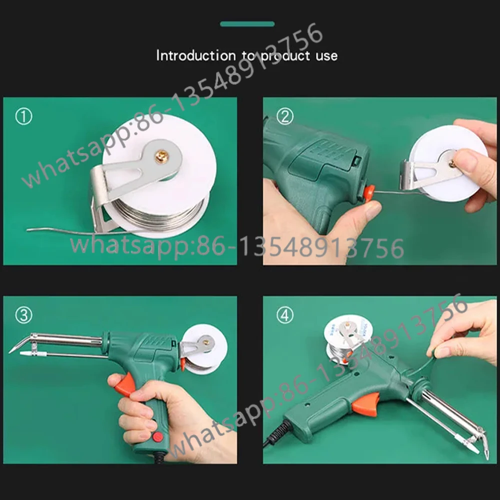 

Automatically Iron Welder Soldering Gun New Multi-Function Hand-Held Internal Heating Send Tin Welding Repair Tool 220V/110V 60W