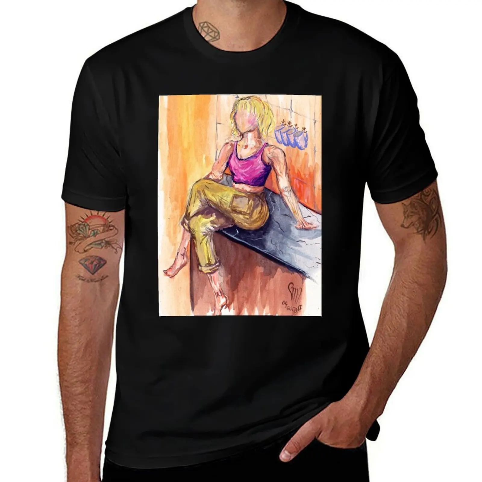 

bw T-Shirt t shirt man luxury funny t shirts cotton T-Shirt