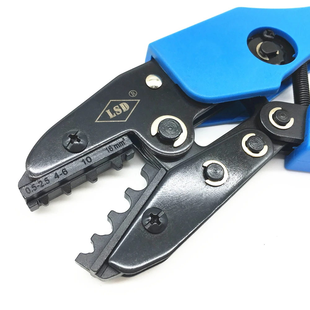 Hand crimping tools for non-insulated terminals AN-0516 cable lug ratchet crimping pliers 0.5-16mm2