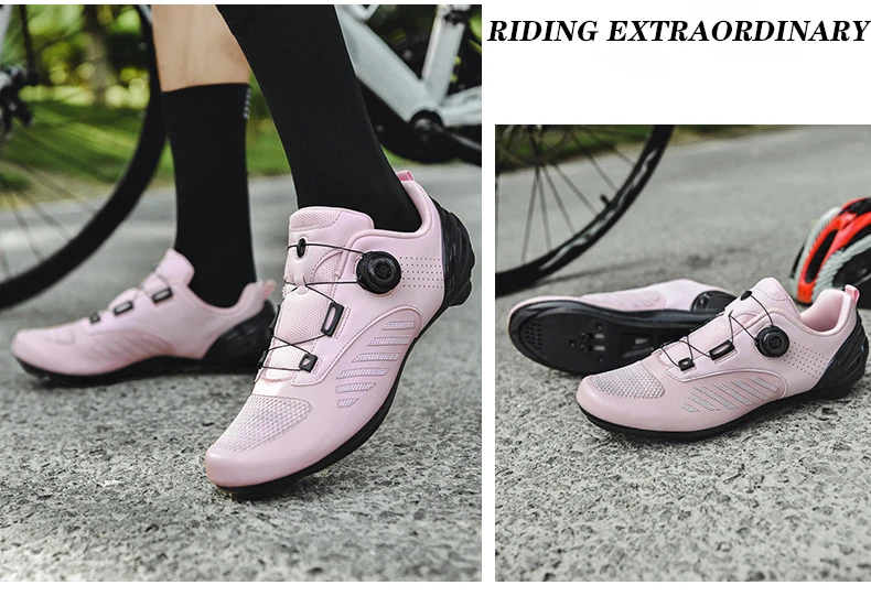 Lixing ming Männer Fahrrads chuhe Rennrad Frauen rosa Rennen selbstsicher nde Geschwindigkeit mtb Fahrrad Turnschuhe spd Stollen Fahrrads chuhe – Detail 7