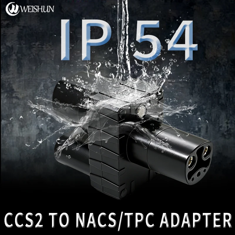 Electric Car Vehicle Combo CCS2 to NACS/TPC AC+DC EV Charger 250A Connector Converter Adapter