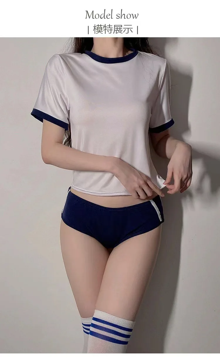 Disfraces de Cosplay, Uniforme Escolar, Ropa de Juego de Roles, Conjunto de Falda Mini y Blusa Ajustada para Mujer, Esti