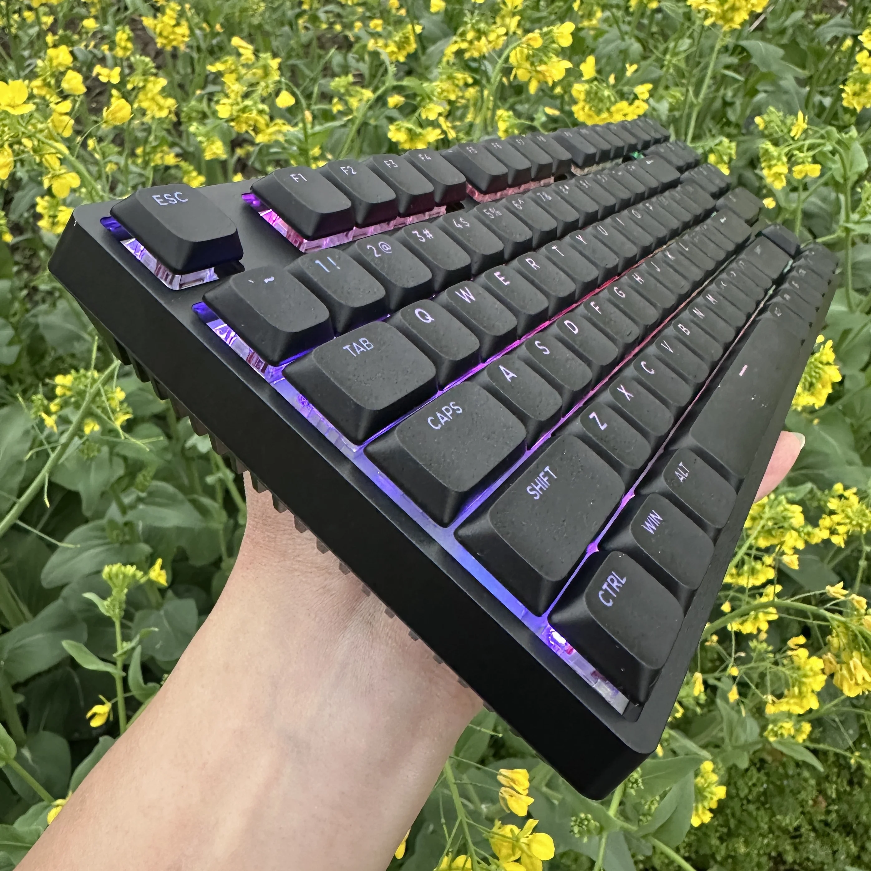 Teamwolf Lm89 Low Profile Wireless Mechanical Keyboard Customized Tri-mode Bluetooth RGB  E-sports Gaming Office Keyboard Gift
