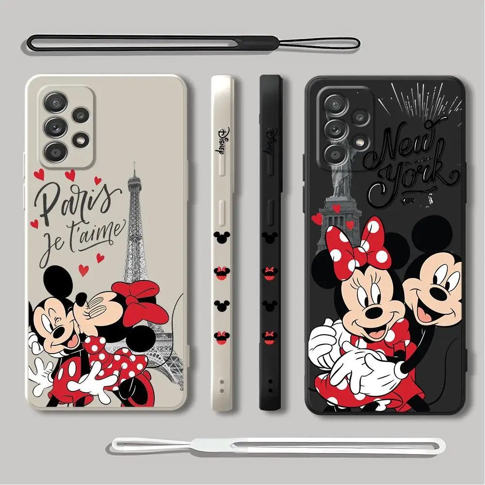 Case for Samsung Galaxy A52 A72 A34 A22 A12 A23 A42 A21s A53 A54 A33 A73 A24 A13 A32 A32 Disney Mickey Minnie Mouse Cover