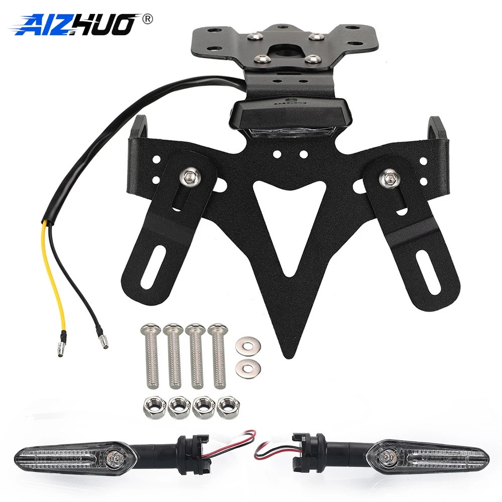 MT07 2024 Motorcycle License Plate Holder Rear Tail Tidy Fender Eliminator Kit Bracket For YAMAHA MT-07 FZ-07 2013 - 2025 2026