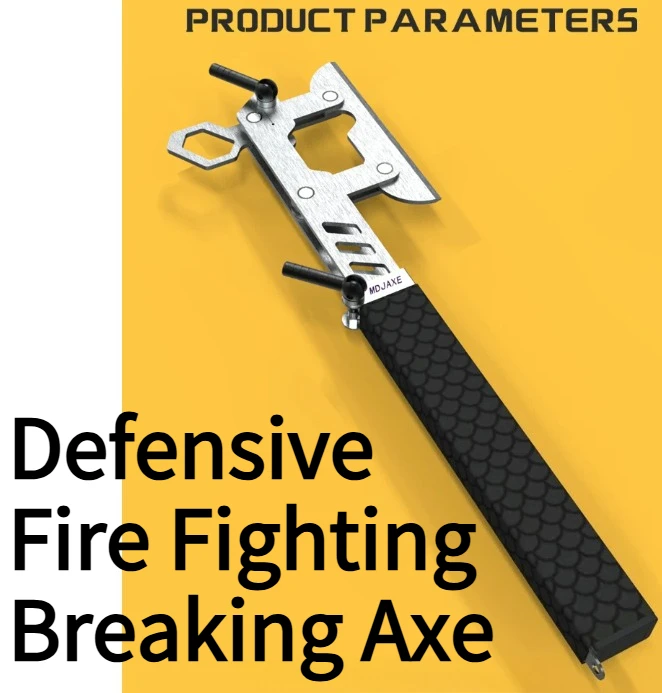NEW Outdoor Portable Foldable Tactical Axe Camping Multi Functional Defensive Fire Fighting Breaking Axe
