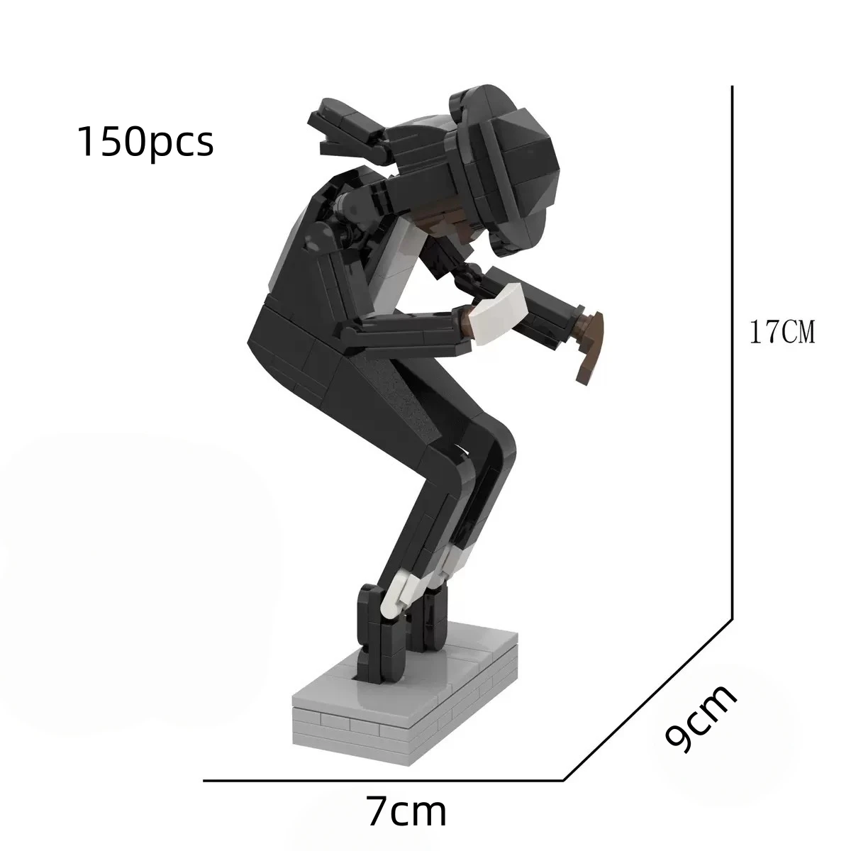 MOC Music Superstar Singers Dancers MJ Model Michael Jacksons Building Blocks Bricks Educational Toys Christmas Gift