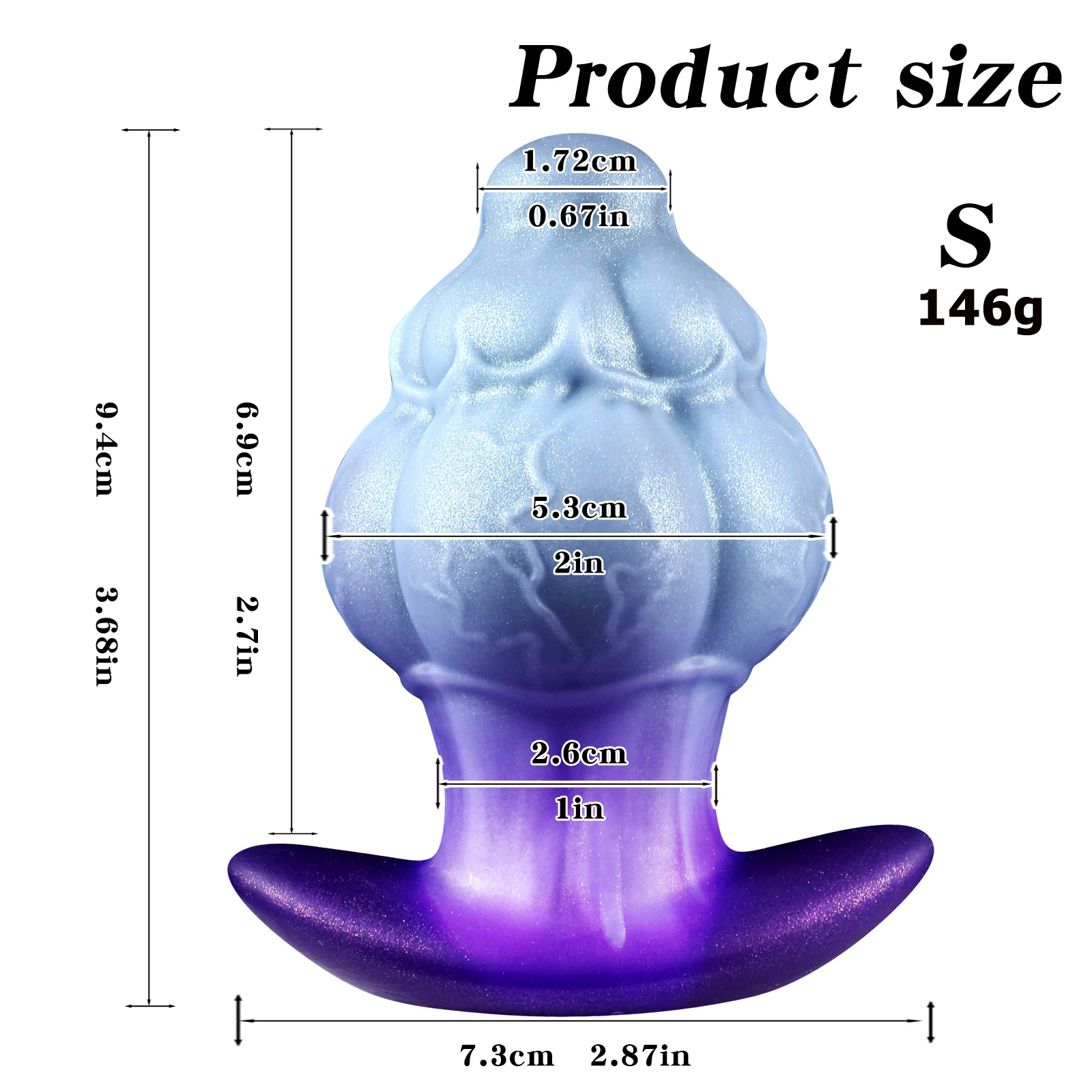 Dilatateur anal portable succulent, gros anus, boules, tentacule extraterrestre, gode épais, cul, anus, plug anal, gode monstre_voghion.com