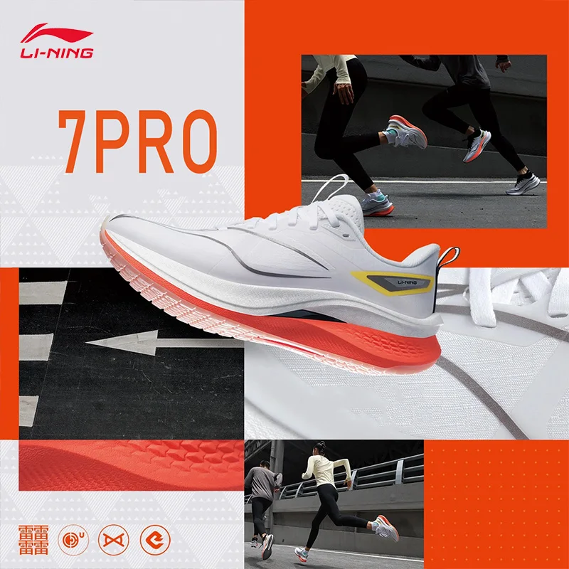 LI-NING RED HARE 7 PRO Scarpe da corsa da donna Fodera che supporta scarpe da allenamento da corsa stabili ad alto rimbalzo ARPU006