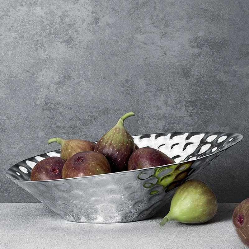 Fruit plate light luxury Nordic home creative personality fashion ornament housewarming gift exquisite