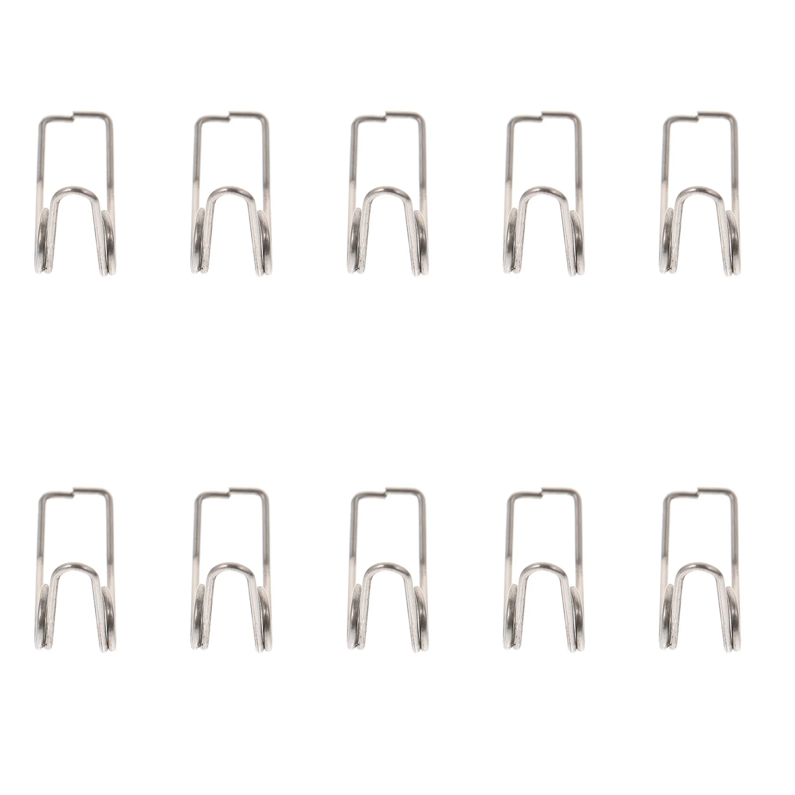 

10pcs Mellophone Valve Spring Iron Trumpet Watergate Key Components Drain Clique Fittings Replacement For Trumpet