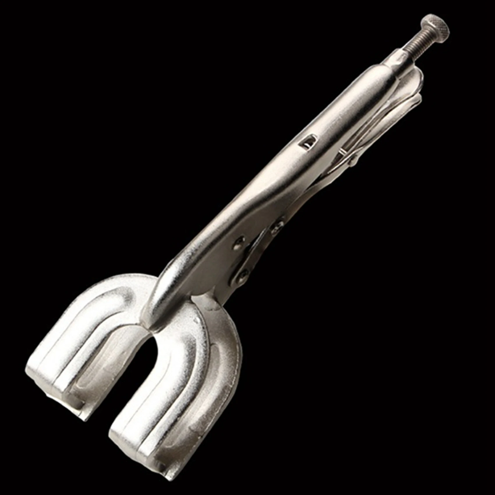 

【ORNAMENT】2Pcs 11 Inch Steel Vise Fixed Welding Plate Clamp Metal Grip Locking Pliers