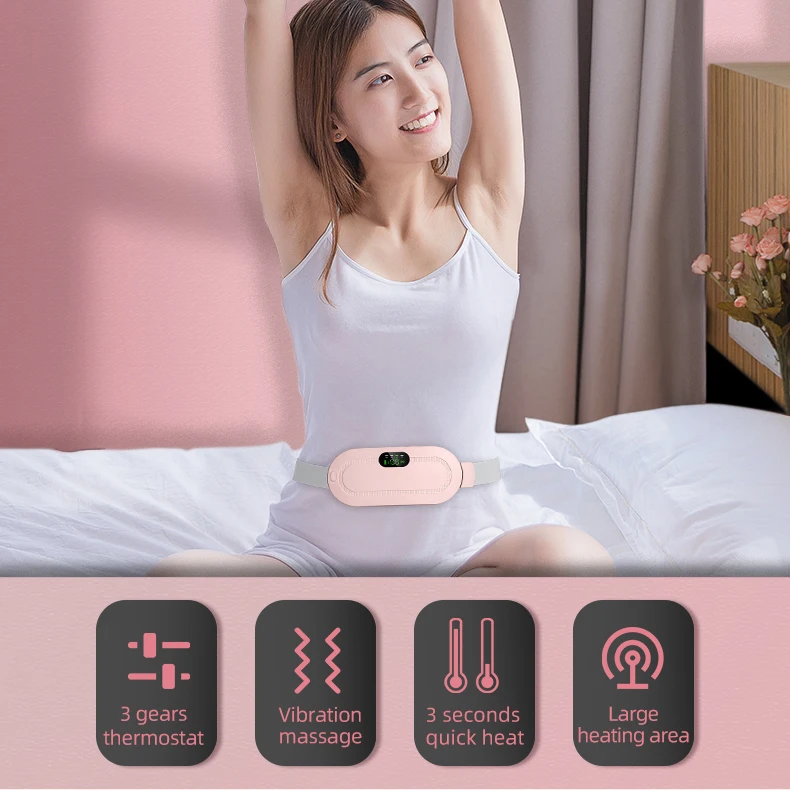 

Palace-Style Heating Massage Belt 3 Temperature Settings+3-Second Rapid Heating Relieves Menstrual Cramps / Keeps Warm in fall