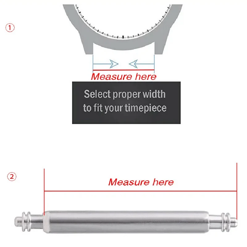 20pcs Watch Spring Pins 1.5 Diameter Watchband Pin for Smart Watch 18mm 19mm 20mm 21mm 22mm Strap Spring Bar Band Accessories