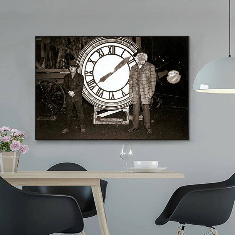 Back to the Future Poster Classic Movie Art Living Room Bedroom Canvas Painting HD Print Wall Pictures Modern Pop Art Home Decor