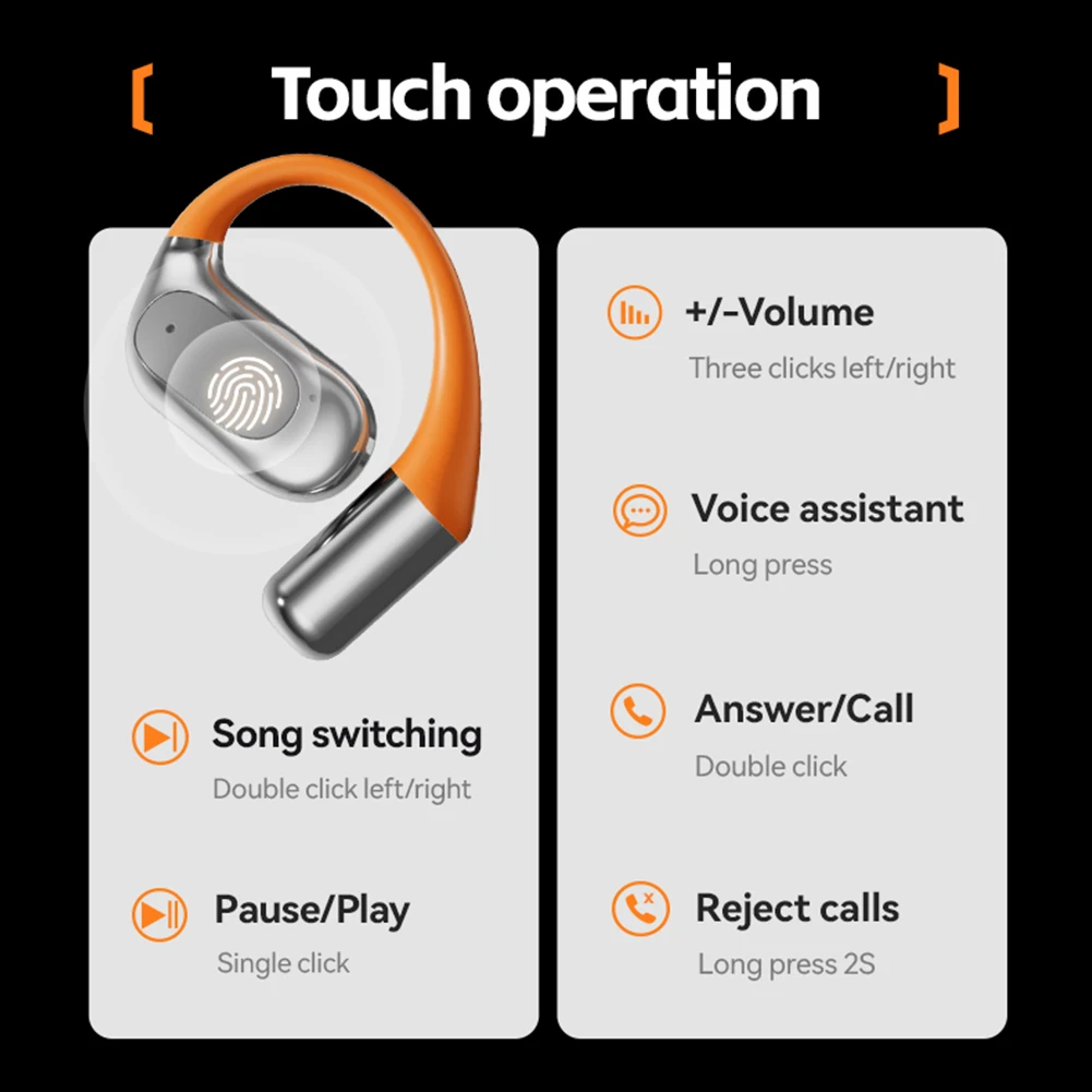 M113 AI Translator Earbuds Wireless Bluetooth Real Time Language Translation Earhook Headset 144 Languages Translators Headphone