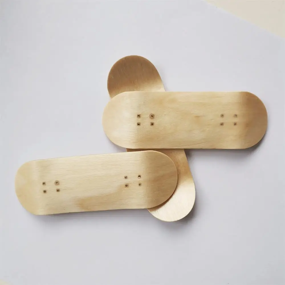 1Pcs Durable Maple Fingerboard Deck 5 Layer Mini Finger SkateBoard Parts Wooden 30mm Fingerboard Accessory