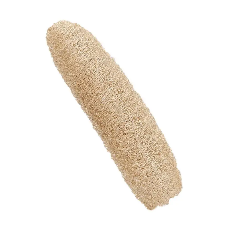 Full Loofah Natural Exfoliating Biodegradable Loofah Sponge Cellulose Natural Shower Sponge Scrubber For Kitchen Bathroom