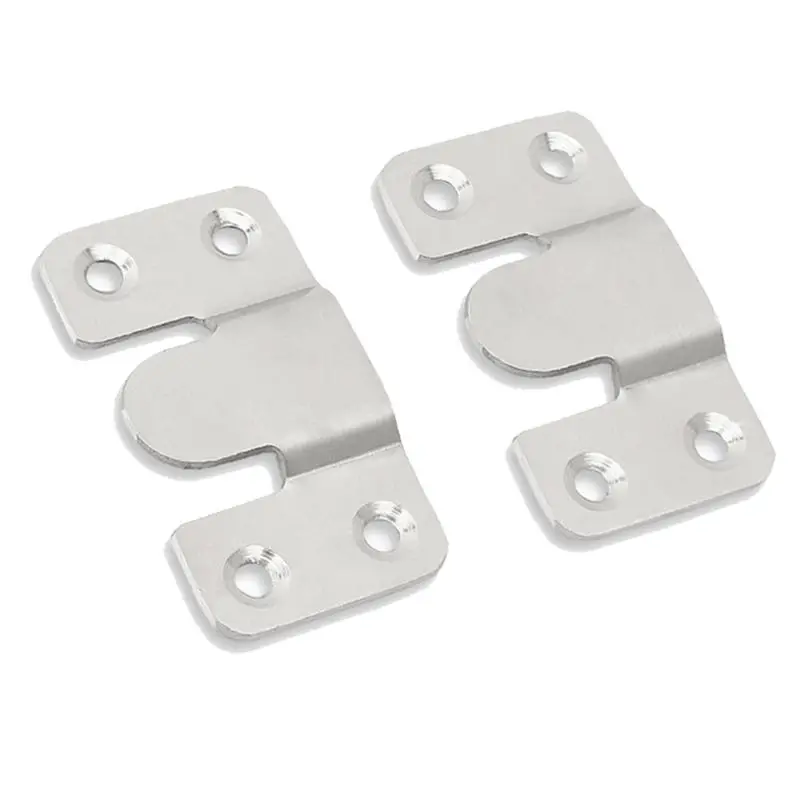 ABHI-20Pcs Stainless Steel Photo Frame Hook Picture Hangers Wall Picture Frame Hanger Display Hook
