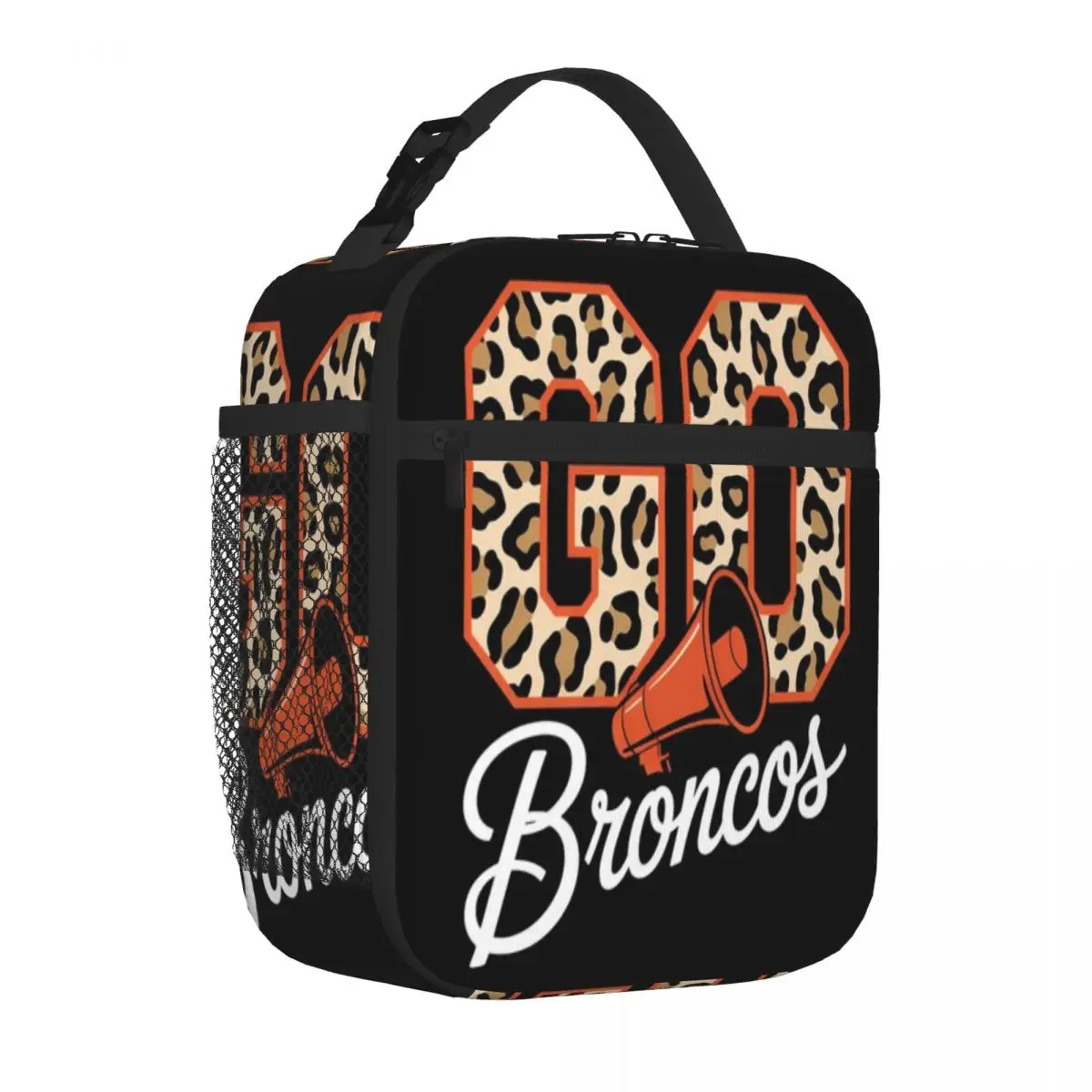 Bestselling Go School Spirit Fan Team Back To School Quilted Durable Lunch Bag Festival Outing Carry Lunch Bag