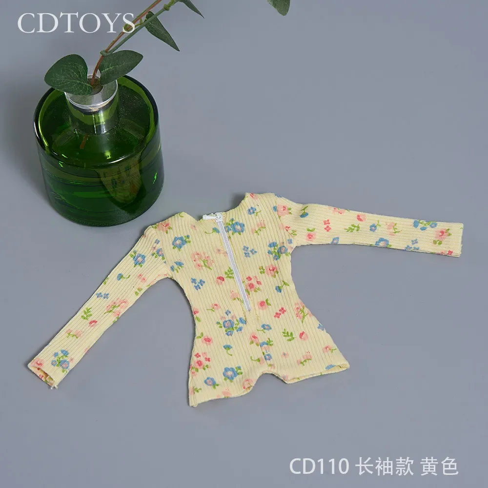 Vorverkauf CDTOYS CD110 1/6 Maßstab Blumenmuster-Body mit mehreren Farboptionen, Puppenoutfit für 12-Zoll-Actionfiguren-Kollektion – Detail 7