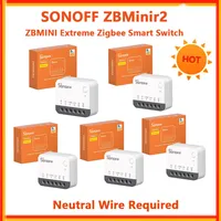 SONOFF ZBMinir2 Extreme Zigbee 3.0 Smart Switch External Switch Control Detach Relay Mode Smart Home Module Via eWelink Alexa