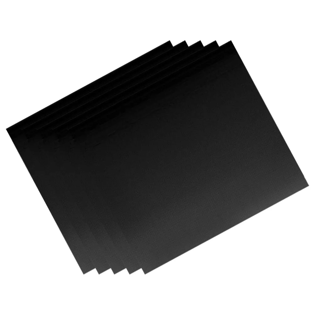 

5 Pcs Barbecue Mat Baking Liners Reusable Heat Resistant Mats Multi Purpose Bbq Cooking High Temperature Resistance Man