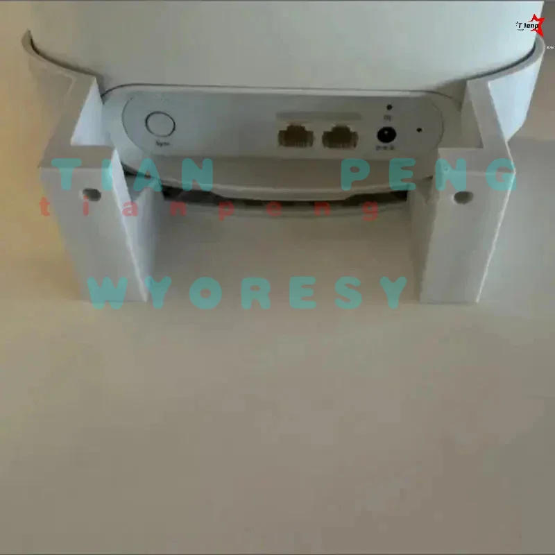 Tailored ventilated wall stand for Netgear Orbi RBR760/RBS762/RBS763 maintains airflow stopping thermal overload issues