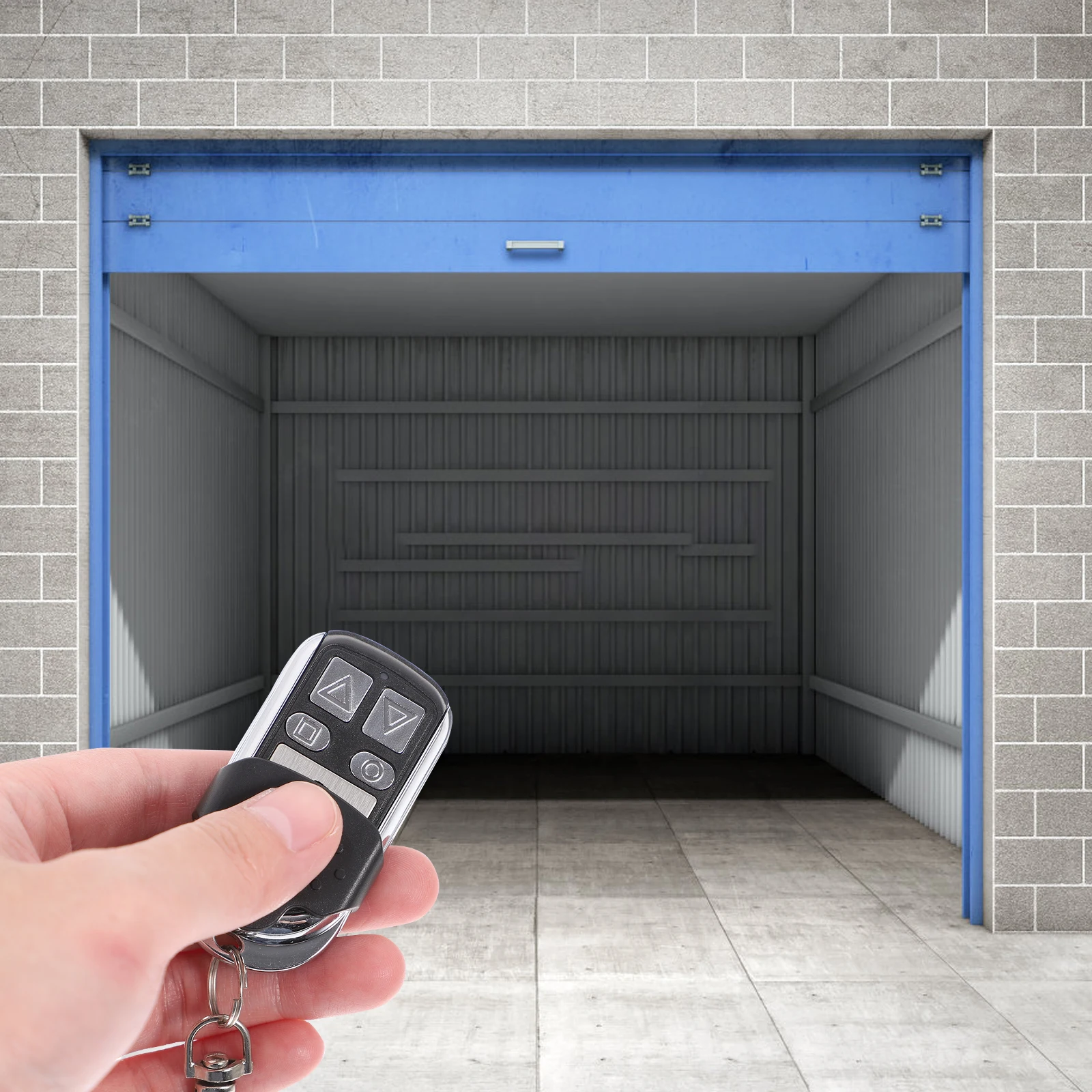 

Accessories Garage Door Remote Keychain Iron Keyless Entry Control Controller Fob