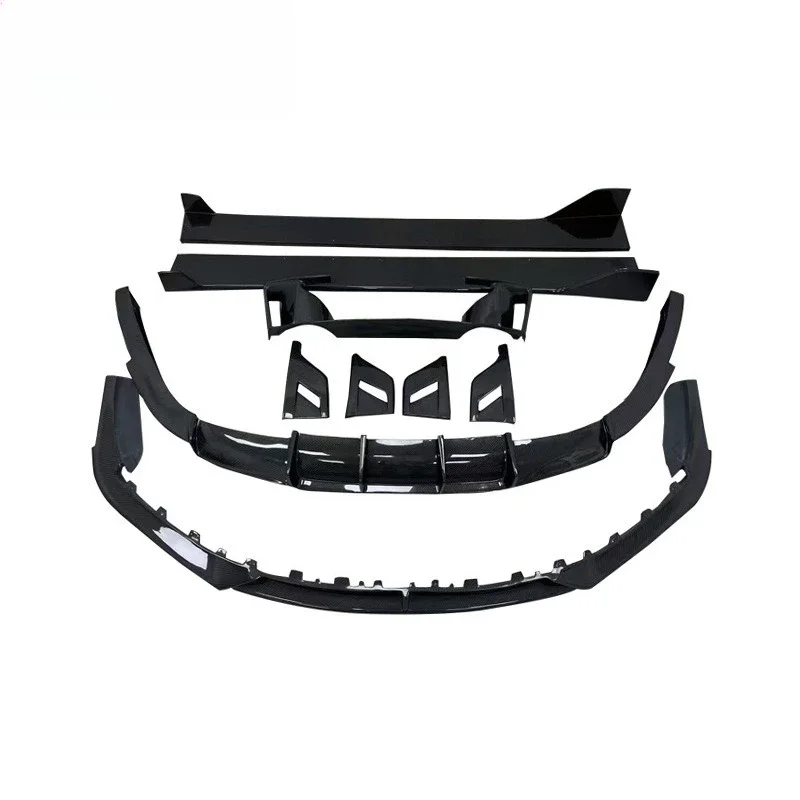 Front lip, back shovel chin, side skirt, middle lip surround accessory