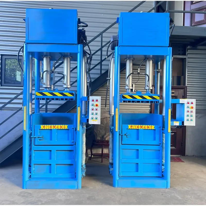 Crusher Selling High Quality Vertical Compression Clothing Baler Machine Scrap Metal Carton Aluminum Core Components