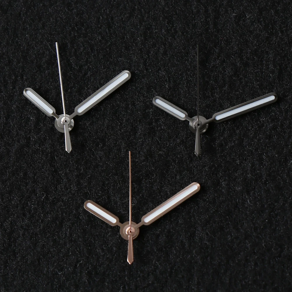 8.5*12.5*12.5 مللي متر NH35 ساعة اليد ل Seiko نوتيلوس NH35 NH36 ساعة يد تعمل بالحركة إبرة الأيدي الأخضر لوم الفضة خمر اكسسوارات