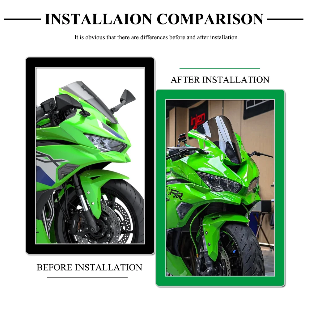 2024-2026 For Kawasaki Ninja ZX4R ZX4RR Adjustable Mirrors Sports