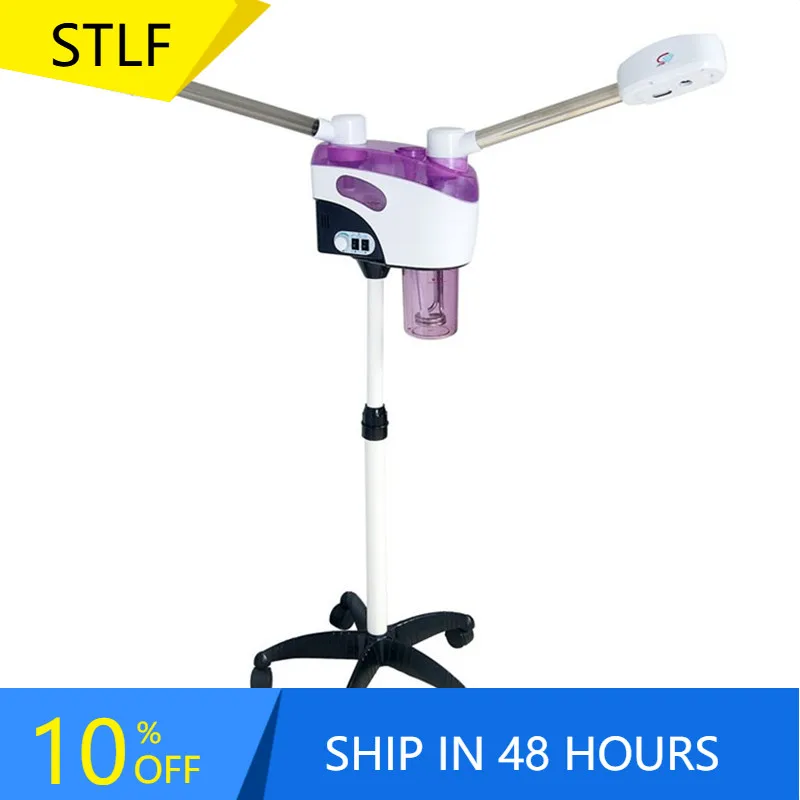 

STLFWholesale Professional Hot Cold Ozone Ionic Facial Steamer Nano Spray Moisturizing Vaporizer Facial Steamer Beauty