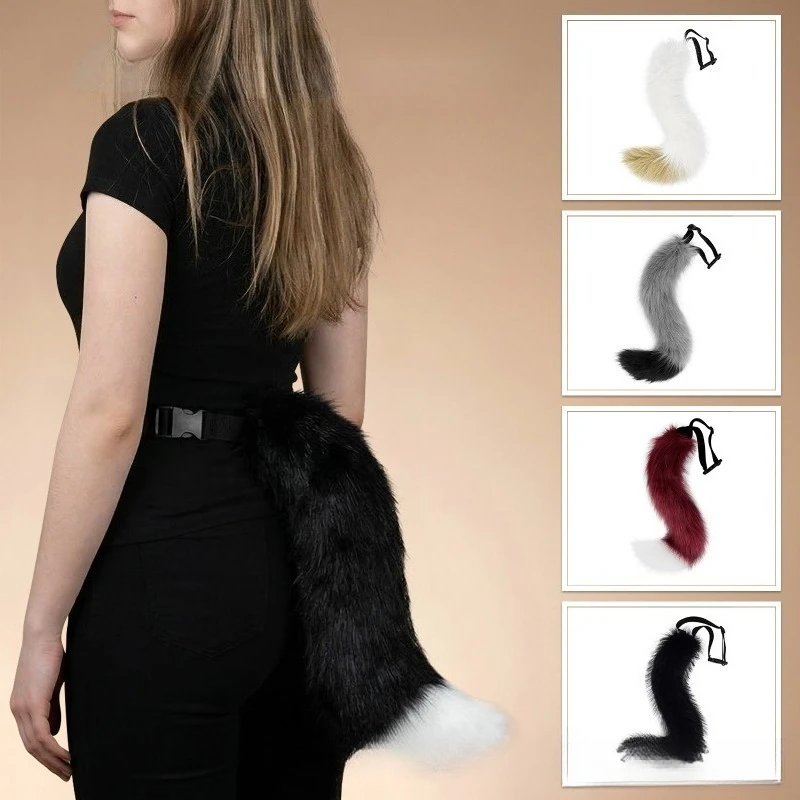 

Cosplay Dress Up Concave Tail Halloween Party Plush Beast Tail