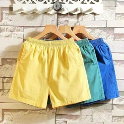 Board Men's Shorts Beach Male Short Pants Drawstring Yellow Luxury With Wholesale Vintage Cotton In Bulk Fashion Ice No Logo