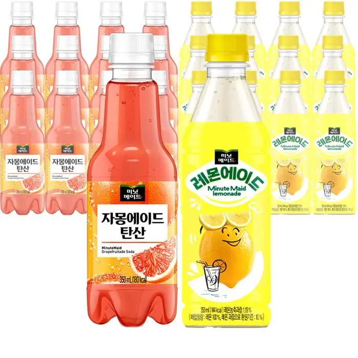 Minute Grapefruit Ade Carbonate + Lemon Ade 350ml 2 species X 12pet