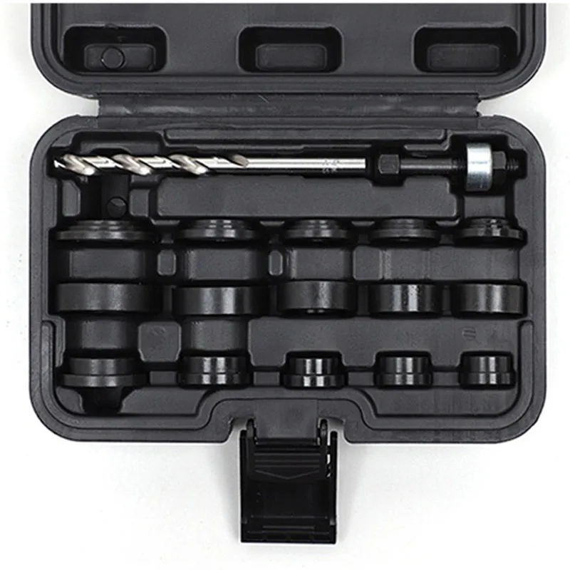 17Pcs PC Parking Sensor Hole Cutter Set Precise Distance Control For Car Bumper Sensor Installation