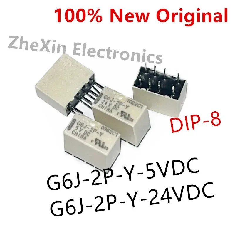 10PCS/Lot   G6J-2P-Y-3VDC 、G6J-2P-Y-4.5VDC 、G6J-2P-Y-5VDC 、G6J-2P-Y-12VDC 、G6J-2P-Y-24VDC   New Original Signal Relay   G6J-2P-Y