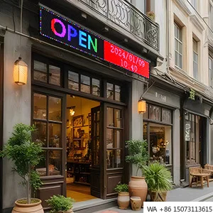 

P3/P6/P10 Наружный светодиодный экран — надпись прямого прокрутки с фабрики для магазина-ресторана