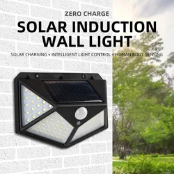 Multifunctional Solar Lamp Outdoor Garden Decoration Solar Led Light Waterproof Sunlight Powered Spotlight with Motion Sensor