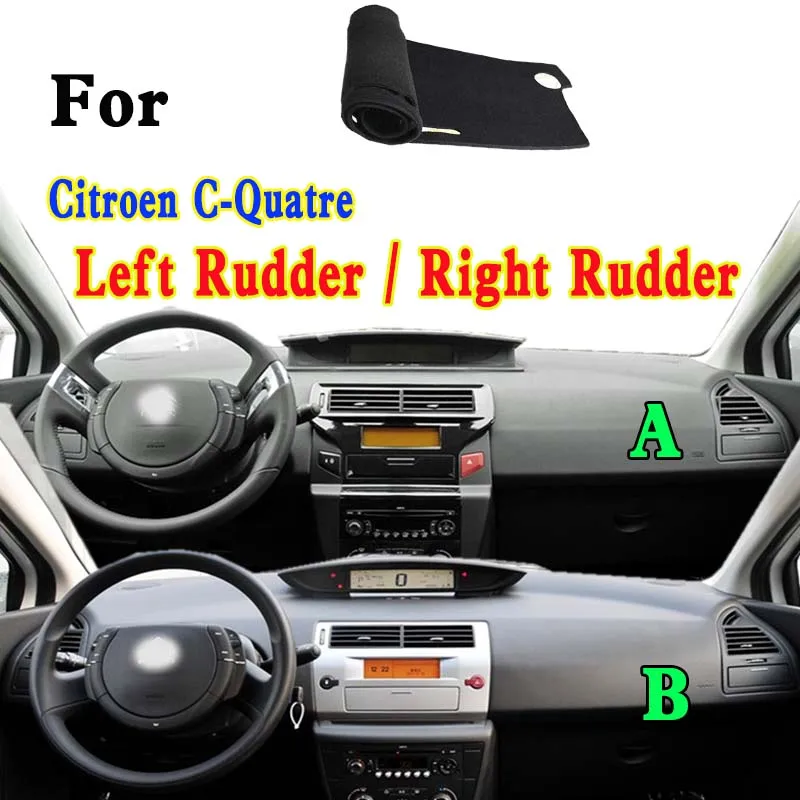 For Citroen C4 C-Triomphe C-Quatre Pallas VIN Dashboard Cover Instrument Panel Insulation Sunscreen Protective Pad