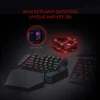 Clavier de jeu mécanique Portable rétroéclairé rvb, 42 touches, pour PS3, PS4, Switch, ordinateur Portable, PC Gamer, une main gauche 3
