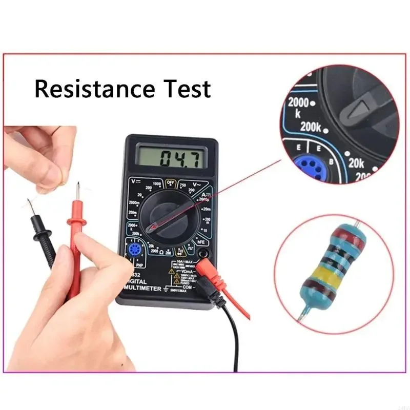 High Accuracy Handheld Meter measure Resistance Frequency Tester
