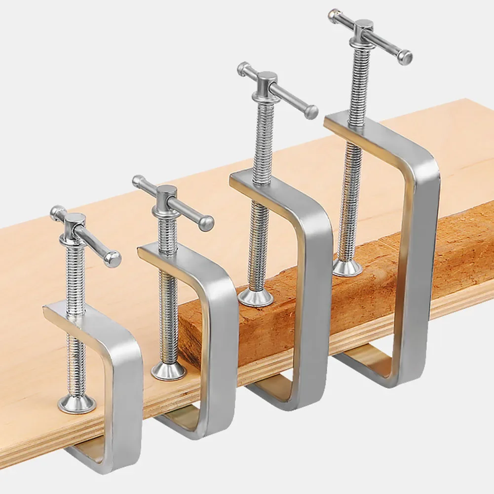 50-100mm Woodworking Clamp C-Clamp G-Clamp For Wood Plastic Drilling Fixing Rocker Carpentry DIY Fixed Clamp Tools ﻿