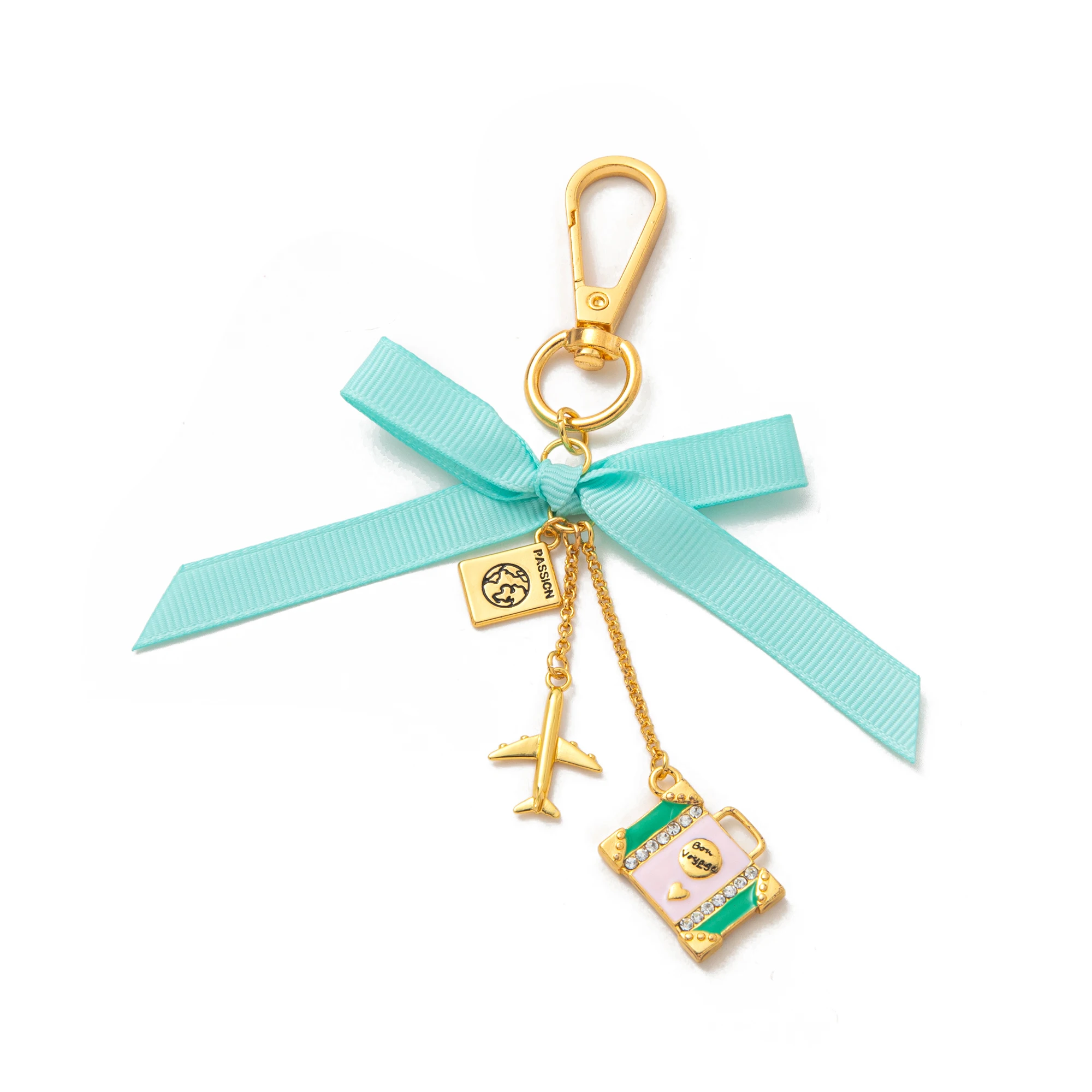 Fashionable and trendy keychains, DIY bags, pendants, pendants, and free matching brooch accessories